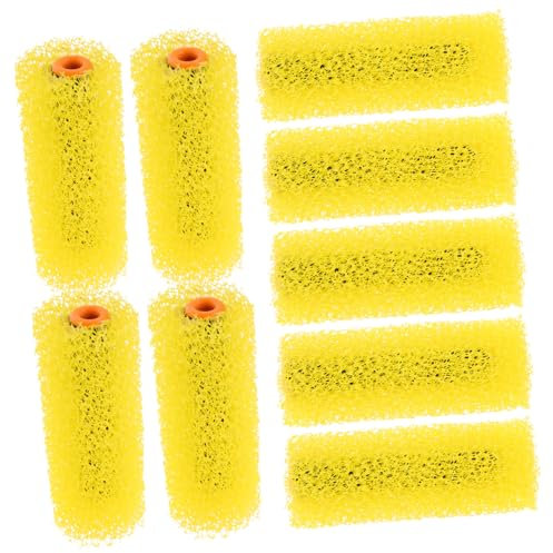 OSALADI 10pcs Embroidery Roller Brush for Walls Texture Painting Drywall Texture Brush for Home Office Decoration Medium Flower Roller