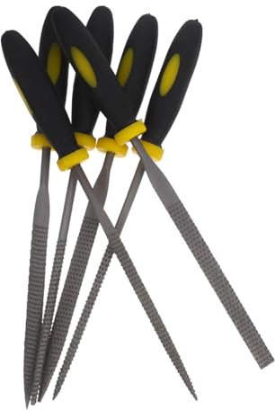 OSALADI 6stücke Mini-holzfeile Holzraspelfeile-set Raspelfeile-werkzeug Komfortabler Griff Hohe Haltbarkeit Schnelles Materialabtragen Für Holz Leder