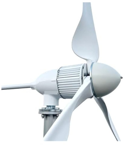 Kit generatore eolico a turbina eolica orizzontale da 5KW 6KW senza rumore for marine, camper, casa, generatore di mulini a vento per la produzione di energia elettrica di emergenz(6KW Wind Turbine,96