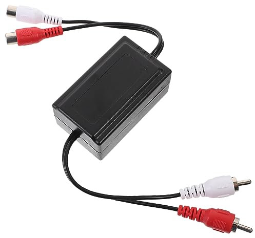 jojofuny Système Stéréo Domestique Isolateur De Bruit Filtre Audio De Voiture Isolateur De Terre pour La Suppression du Bruit