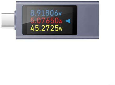 Zoegneer 240W USB C Charger Testing Device KWS-2303C Mobile Phone Charging Tester 12A High Current PD DC Voltmeter Power Meter