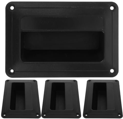 Homsfou Manijas Laterales De PláStico para Altavoces 4 Piezas InstalacióN Sencilla Accesorios De Audio Duraderos para Altavoces De Escenario DiseñO PráCtico Y Elegante