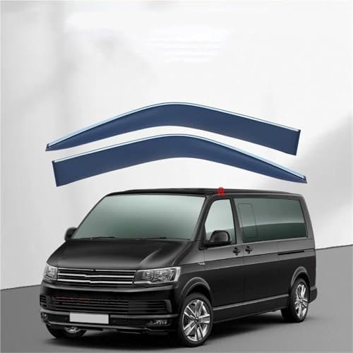 Fenstervisier Für VW Für Multivan T5 T6 2003–2022 Helle Streifen Windabweiser Visiere Regenschutz Unterstände Luftabweiser