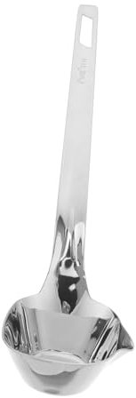 HAKIDZEL 1pezzi Cucchiaio Filtrante Acciaio Inossidabile Per Separazione Olio e Grasso Scolapasta Per e Utensile Per Hot Pot e Salse Facile Da Usare e Resistente Corrosione