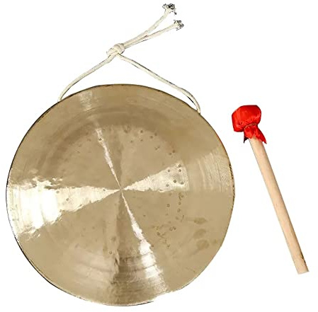 gong klingel percussion instrumente klangschalen 36–80 cm. Enthält den hellen Klang von Gongs, Schlägeln und Seilen für Klangbehandlung, Meditation und Yoga(Color:36cm,Size:)