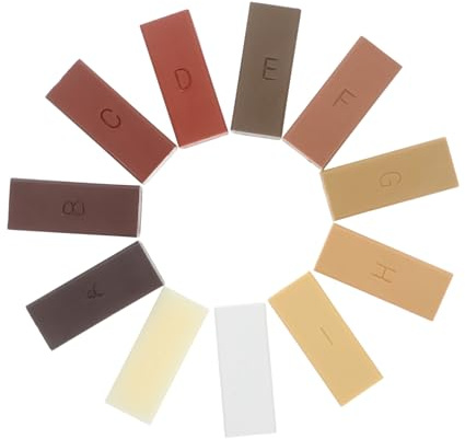 POPETPOP 11pcs Wood Floor Repair Wax Blocks Multi Color Putty for Cracks and Holes Durable Scratch Filler for Wooden Furniture Doors and Tiles Protection and Easy Application