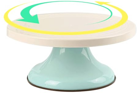 Genérico Base Giratoria para Tartas - Base de 25 cm para Repostería | Giratoria Para Decorar Y Servir En Mesas Infantiles Pastelerias Cocinas,Para Hogar Fiestas Cumpleaños Y Bodas