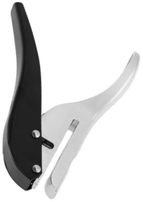 MUELODSIC Handgehaltener Metall locher Einloch lochzange für Papier PVC Karten bis Ergonomisch Robust für Büro Schule und Heimgebrauch