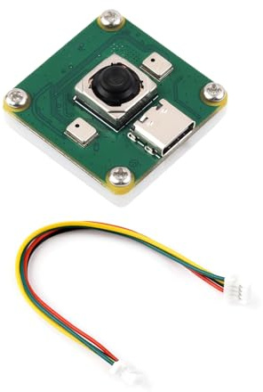 Zktfyshk IMX378 - Videocamera USB con sensore da 12 MP con microfono integrato, nessun driver richiesto per riunioni online, registrazioni, webcam
