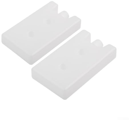 2 Packs de Gel Reutilizables 400ml para Nevera Portátil - Acumulador de Frío Largo Duración para Comida y Bebidas - Fino 16.5x9cm