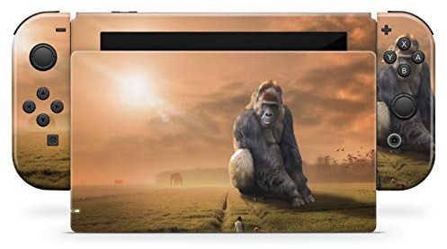 Skins4u Aufkleber Design Schutzfolie Vinyl Skin kompatibel mit Nintendo Switch Konsole & Controller King