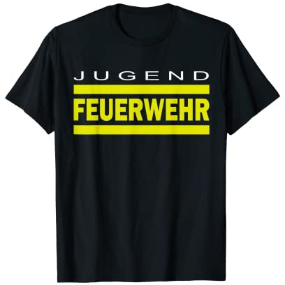 Jugend Feuerwehr T-Shirt Kinder Jugendliche Feuerwehrmann T-Shirt