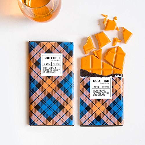 Quirky Gift Iron Brew & Popping Candy White Chocolate Bar