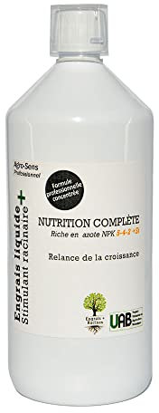 Agro Sens - Engrais liquide spécial croissance 5-4-2 avec stimulant racinaire - 1 litre