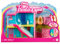 Barbie Mini BarbieLand Puppenhaus-Sets, Mini-Traumvilla mit Überraschung, ca. 4 cm große Barbie-Puppe, Möbel und Zubehörteile plus Aufzug und Pool, 4 Jahre+, HYF46