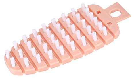 Gemüsebürste, Kartoffeln, Schrubber, Obst, Karottenform, Reiniger, Waschen, Reinigungsbürste, Bürste, Bürste, Flexibel, für die Reinigung von Gemüse und Obst (PINK)