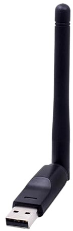 Adaptador WiFi portátil - Adaptador WiFi USB inalámbrico para PC | Receptor WiFi con antena, adaptador WiFi USB de largo alcance, adaptador WiFi para computadora de escritorio y ordenador port