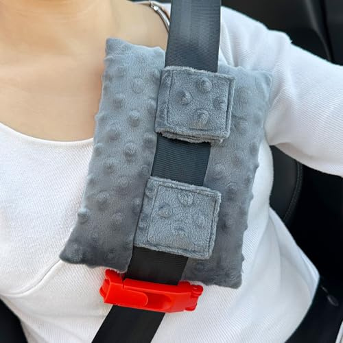 Little Port Pillow - Almohadas para cirugía de corazón para quimioterapia después de una cirugía de corazón abierto, regalos de recuperación, marcapasos, imprescindible, cojín protector Minky Dot gris