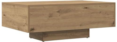 vidaXL Mesa de Centro Madera ingeniería Roble Artisan 85x55x31 cm