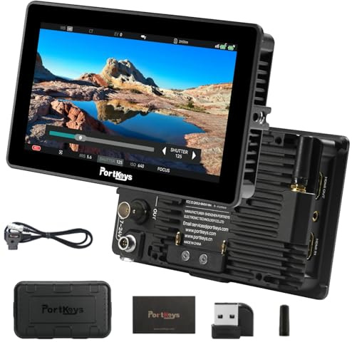 Portkeys BM5IV WR Camera Control Monitor 2000NITS 5.5 100% Rec.709, HDMI/SDI Signal Cross Transfer, 10-bit Colour Depth, 4K60p Input/Output, User Calibration