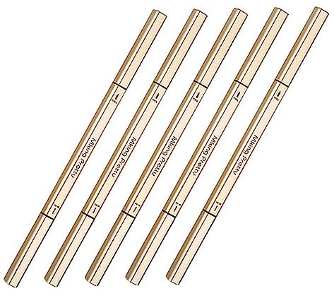DRESSOOS 5stücke Wasserdichte Augenbrauenstifte Mit Pinsel Für Natürliche Augenbrauenform Leicht Und Tragbar Für Reisen Und Outdoor-einsatz Dauerhaftes Augenbrauen-make-up