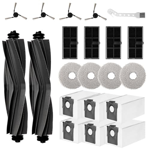 Accessory Kit Compatible with Dreame X40 Ultra Complete / X40 Ultra / L40 Ultra Robot Vacuum Cleaner Parts, Main Brush Side Brushes Filter Mop Dust Bags for Vacuum Cleaner