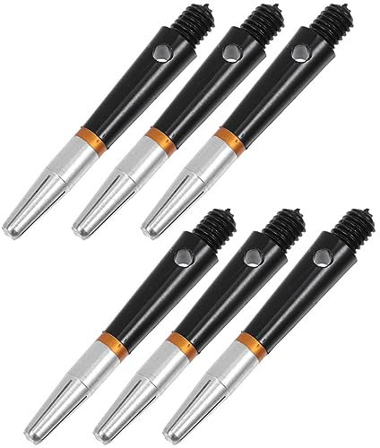 GAROZATION Darts Wellen Ersatz 6 Stück 41mm Aluminium Schäfte Professionell Verschleißfest Tragbar Darts Zubehör Für Standard Dartpfeile