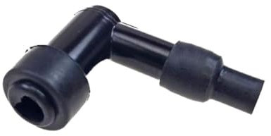 Zündkerzenstecker LB01F 2T | 90° abgewinkelt | Ersatz für LB01F | Passend für Zündapp, Hercules, Puch, Simson, MZ | Mofa, Moped, Roller, Scooter | Hitzebeständig & langlebig
