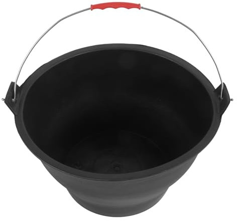 SOLUSTRE Zementeimer Kunststoff Robust Mit Griff Sturzsicher Baustellen Eimer Multifunktional Für BAU Und Garten