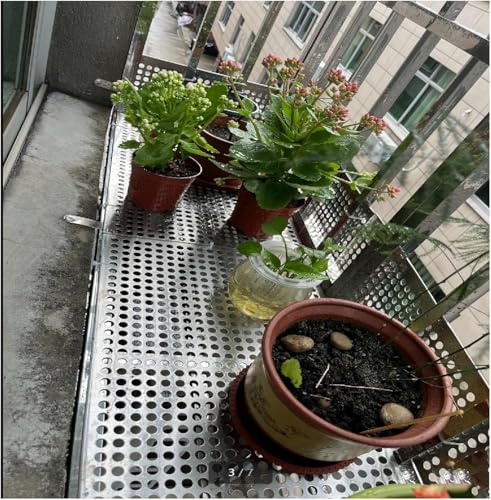 SSDDLZEQ Lamiera Forata in Acciaio Inox 304, lamiera Forata in Acciaio Inox, Rete anticaduta for davanzali, Rete di Protezione for balconi(45 * 120CM)