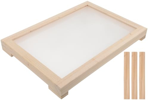 TOPPERFUN Incense Dry Net - Red de secado para varillas de incienso, marco de madera, velas aromáticas, bandeja de secado para conos de incienso, accesorios para salón, dormitorio, sala de meditación