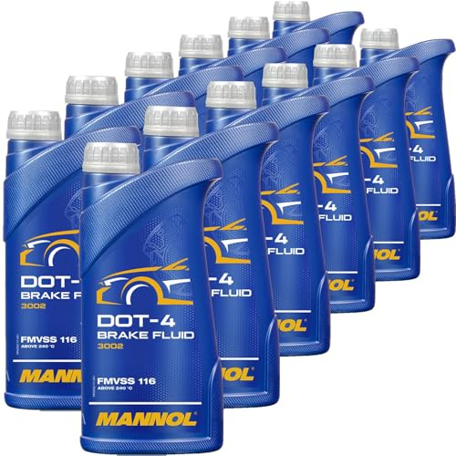 Hausmarke 12x 8941 Bremsflüssigkeit (12 L) | 12x1L DP88944,36-0048 Bremsflüssigkeit DOT4, Bremsflüssigkeit