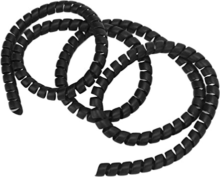 Generic Avvolgicavo a Spirale Universale da 110 Cm per Scooter Elettrico, Tubo a Spirale per Freno Resistente All'usura per Scooter M365/Pro (BLACK)