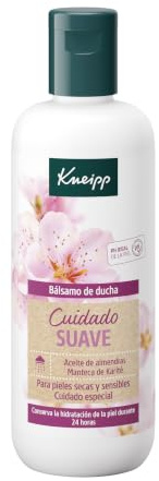 Kneipp Mjuk vård duschgel med mandelolja och sheasmör för torr och känslig hud, vegan, 400 ml