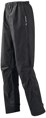 VAUDE Herren Regenhose Fluid Pants II S/S+L/S, wasserdicht, Winddicht und atmungsaktiv, Kurz- und Langgröße