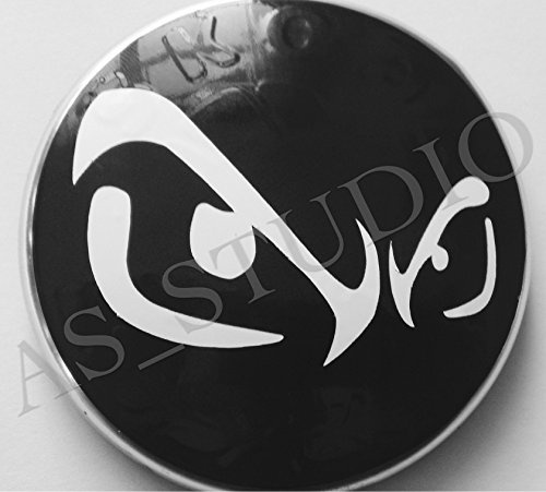 2x 80mm Emblem Folie Böser Blick