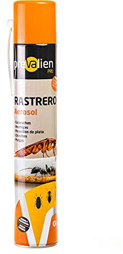 Aerosol Rastreros - Prevalien Pro - 750 ml - Efecto Persistente - Insectos rastreros como cucarachas, hormigas... - Uso Seguro - Fabricado en España