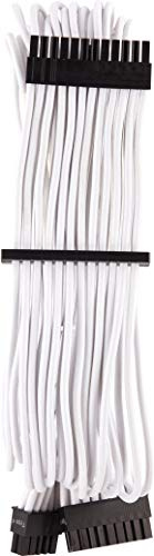 Corsair Premium Sleeved 24 pin-Polig-ATX-Kabel Typ4 (Generation 4-Serie) Weiß