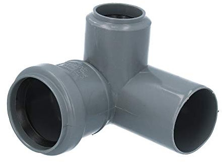 Bogen Kunststoff HT-Rohr Installation Abwasser 50 x 32 mm 90° Grau NEU (Rechts)