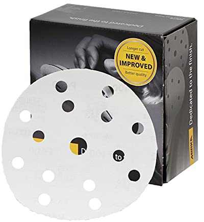 Mirka Basecut Sanding Discs 150 mm P600 Pack of 100 (2261109961) Grip 15 Holes