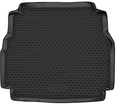 WALSER XTR Kofferraumwanne für Mercedes-Benz C-Klasse T-Model (S205) 2014-2021, 100% passgenaue Antirutschmatte Auto, Gummimatte Auto, Kofferraum Schutzmatte, Auto Gummimatten