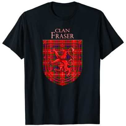 Fraser Schottenkaro Löwe Rampant T-Shirt