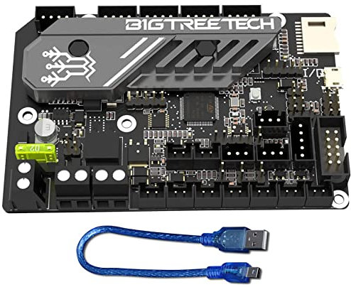 BIGTREETECH SKR Mini E3 V3.0 Steuerplatine mit TMC2209 UART Stepper Treiber Neues Upgrade 32Bit 3D Drucker Silent Board für Ender 3, Ender 3 Pro, Ender 3 V2 3D Drucker
