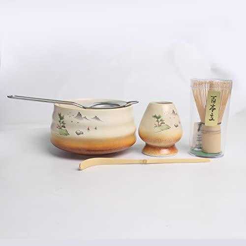 Matcha Ceremony Kit Colino in acciaio inossidabile Set di nozze di compleanno