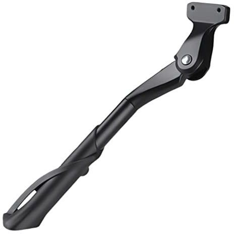 Luckxing Fahrradständer Einstellbarer Hinterbauständer Aluminiumlegierung Fahrrad Ständer Anti-Rutsch Seitenständer Mit Verdeckter Federbelasteter Verriegelung Für 24-29 Zoll Mountain/Rennrad/