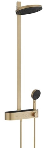 Hansgrohe Pulsify S Showerpipe 260, 2 jets avec ShowerTablet Select 400, 24240, Coloris: Bronze brossé