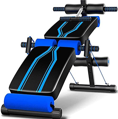 Hantelbank für zu Hause, Hantelbank, Multifunktions-Hantelbank, verstellbare Bank mit flachem Gefälle, Bankdrücken, Training, Fitnessgeräte, Turnhalle