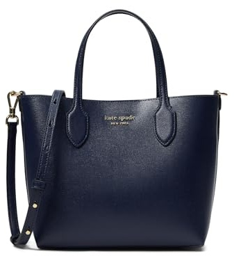 kate spade new york Bleecker Saffiano Leather Crossbody Bag, Parisian Navy, One Size