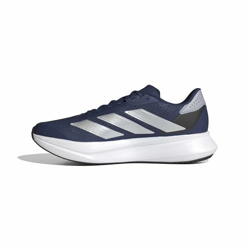 adidas Uomo Duramo SL 2 Running Shoes, Dark Blue/Silver Metallic/Halo Silver, 42 2/3 EU