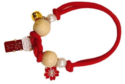 Collier Anti-tiques Anti-Puces, Collier de Contrôle des Poux aux Puces, Ajustement Confortable et Efficace pour Chats et Chiens (Rouge S)